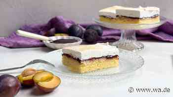 Omas Rezept für Pflaumenkuchen vom Blech: So wird der Klassiker wunderbar saftig und zimtig süß