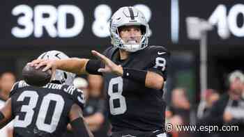Raiders name Cousins starting QB for Week 1