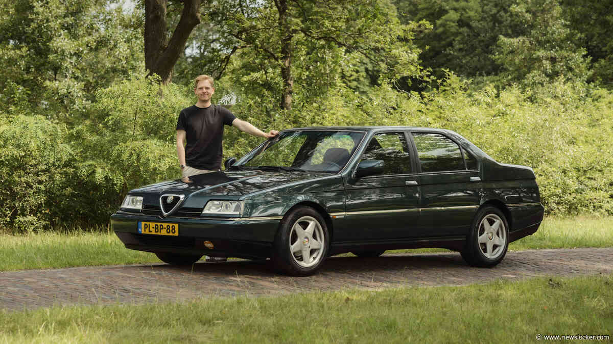 Allard (23) rijdt een Alfa Romeo 164: ’Vrienden achterin zakken gelijk een halve meter weg in groen velours’