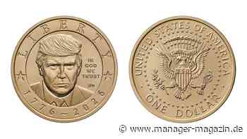 Donald Trump: Goldener Trump-Dollar zum 250. Staatsjubiläum ausgegeben