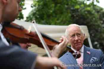 King makes first appearance at official event since Sussexes returned to UK
