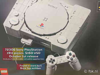 'Eerste beelden van LEGO PlayStation 1 duiken op'