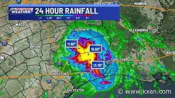 Travel Forecast: Torrential rain in East Texas