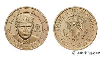 US Mint releases $1 coins featuring Trump
