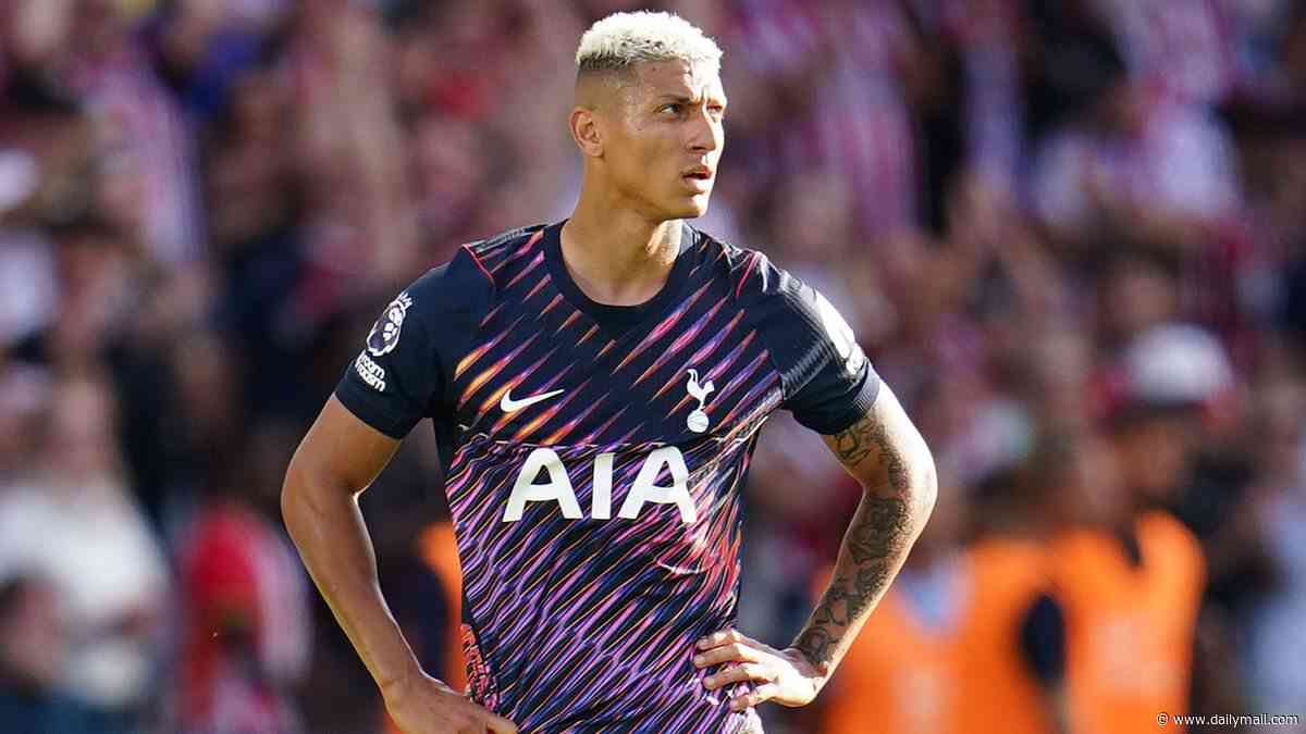 Trabzonspor fail with approach for Richarlison as wantaway Tottenham star pushes for move ahead of Turkish transfer deadline