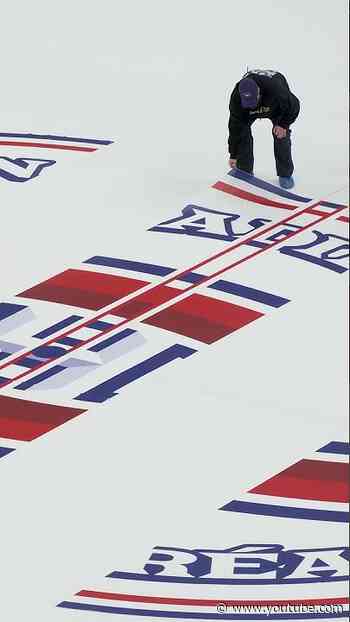 The making of the Bell Centre ice is always cinema 🎥