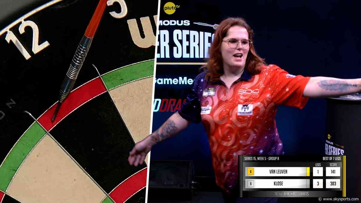 Van Leuven hits incredible NINE-DARTER!