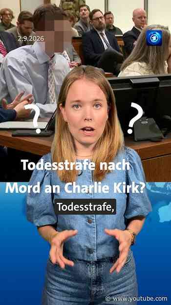 Darum ist auch eine Todesstrafe möglich. #tagesschau #nachrichten #charliekirk #usa
