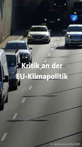 Kritik an der EU-Klimapolitik im Autosektor #Nachrichten #news #tagesschau #EAuto #EU #TUM