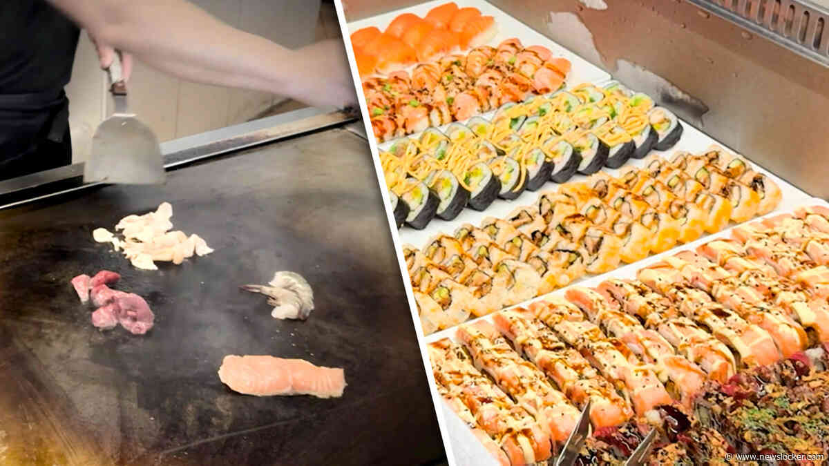 Verborgen camera filmt smerig sushirestaurant: ’Alles gaat fout wat fout kan gaan’