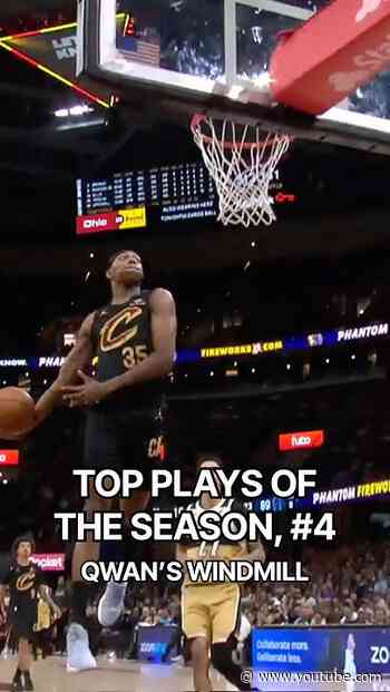 🌀 Qwan with the windmill slam! #LetEmKnow #Cavs #NaeqwanTomlin #NBA #Shorts