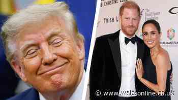Donald Trump 'happy' as Prince Harry and Meghan Markle ditch US to return to UK