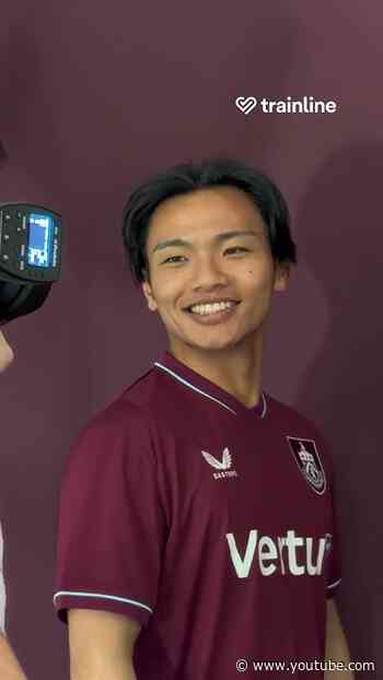 Reo's first day in Claret & Blue 🟣🔵 #burnleyfc #football #efl