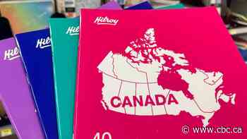 Hilroy says sorry for leaving Newfoundland, Cape Breton off notebooks' Canadian map