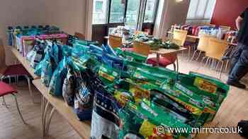 Police find £5,000 of suspected stolen food after stopping unusually low car near Peterborough
