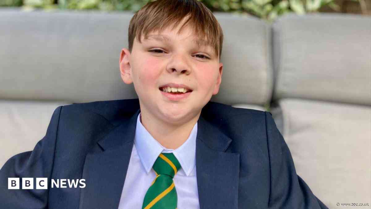 Amputee nervous but excited about secondary school