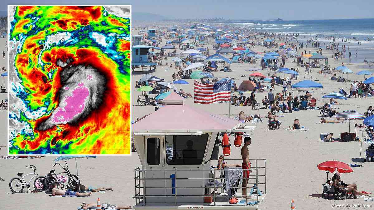 Storm Marie to become hurricane TODAY as rare track threatens millions in California