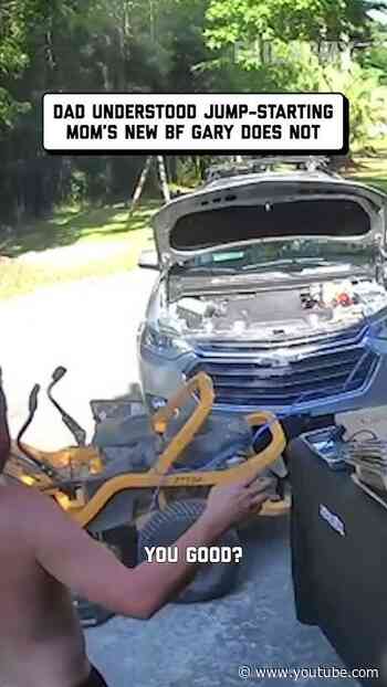 He needs to learn this lesson on his own #cctv #carfails #diyfail #humor #fail