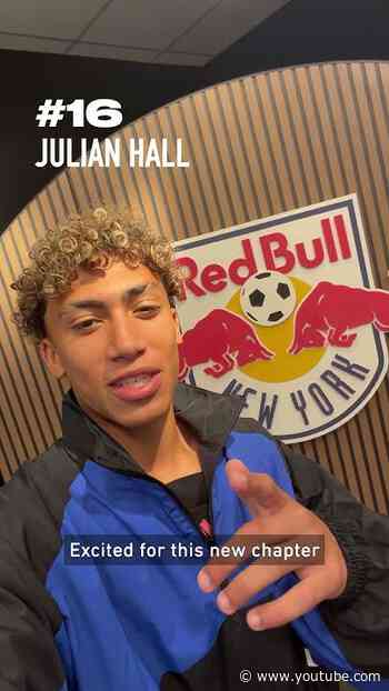 A chapter that continues with us. #rbny #footballshorts #soccershorts #julianhall #signing