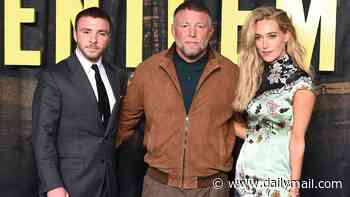 Guy Ritchie, 57, is proudly supported by his glamorous wife Jacqui Ainsley, 44, and son Rocco at season two premiere of his drama The Gentlemen
