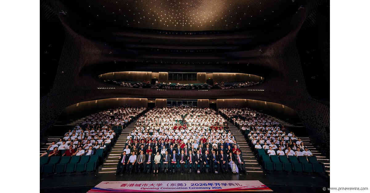 CityUHK (Dongguan) organise la cérémonie d'ouverture de l'année universitaire 2026, célébrant la croissance transfrontalière rapide dans la région de la Grande Baie