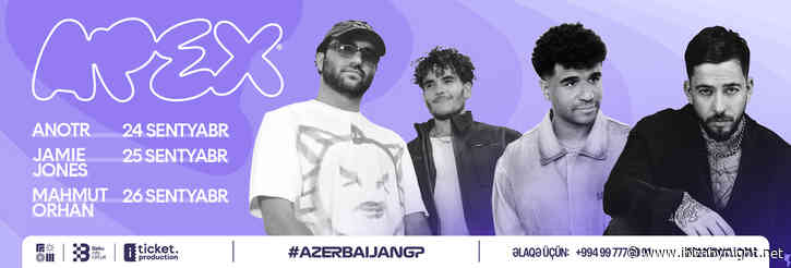 ANOTR and Jamie Jones headline new 2,500-capacity waterfront location for Baku’s F1 Grand Prix weekend!