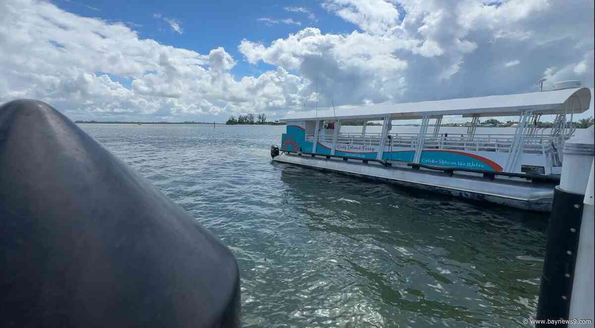 New Coquina Beach ferry stop gives riders another route to the sand