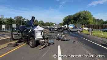Truck failed to stop for slowing traffic before I-291 crash in South Windsor, state police say