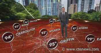 Near-record heat keeping Georgia toasty before stormy Labor Day weekend