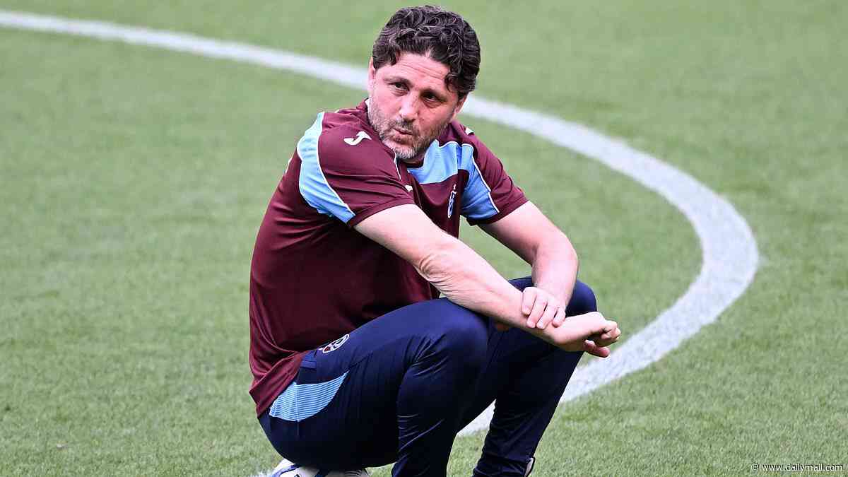 Chaos at Mohamed Salah's Trabzonspor as manager leaves less than a week after club BLOCKED his resignation following Europa League calamity
