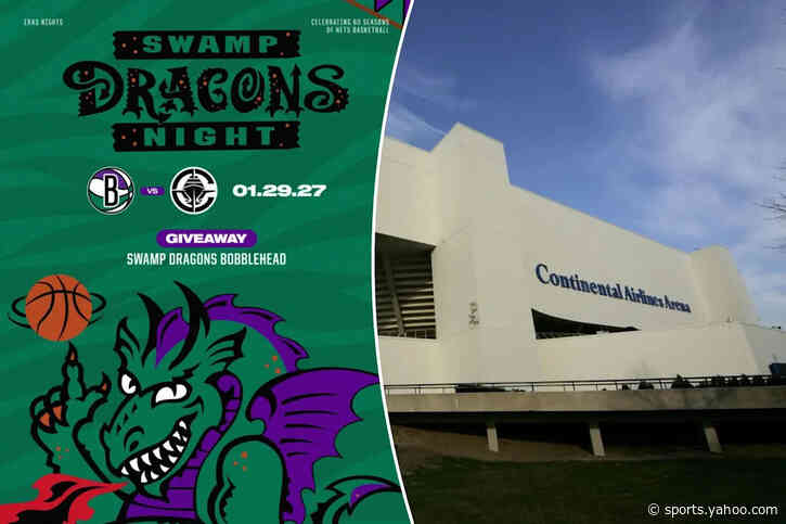Nets celebrating Swamp Dragons night in homage to rebrand that fell apart
