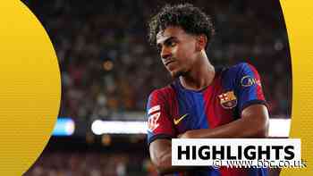 Lamine Yamal and Raphinha score twice as Barcelona hit five