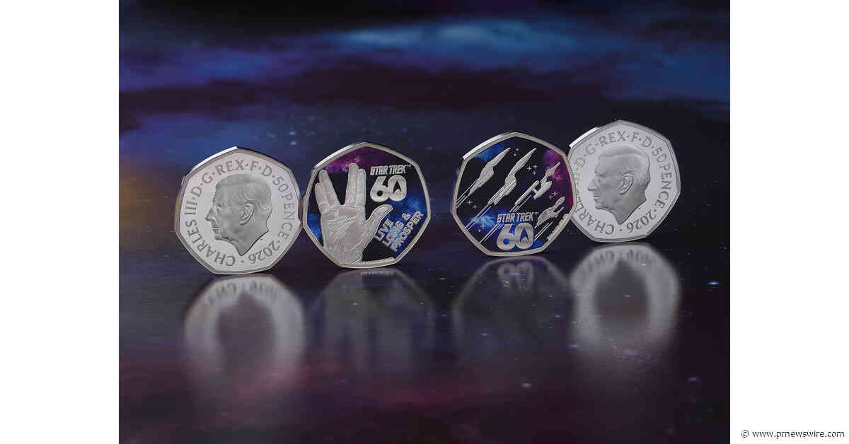 La Royal Mint s'aventure là où aucune pièce n'est jamais allée auparavant avec ses nouvelles pièces de 50 pence « Star Trek » de la collection « »