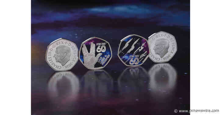 La Royal Mint s'aventure là où aucune pièce n'est jamais allée auparavant avec ses nouvelles pièces de 50 pence « Star Trek » de la collection « »