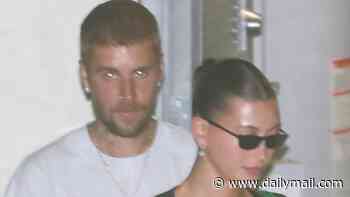 Justin Bieber and wife Hailey step out for dinner date in LA... as they shrug off THOSE tense wedding photos