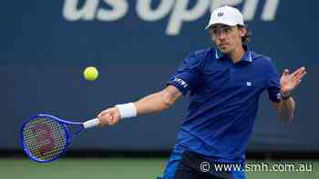 ‘Name of the game’: De Minaur adapts to New York deluge with fast win