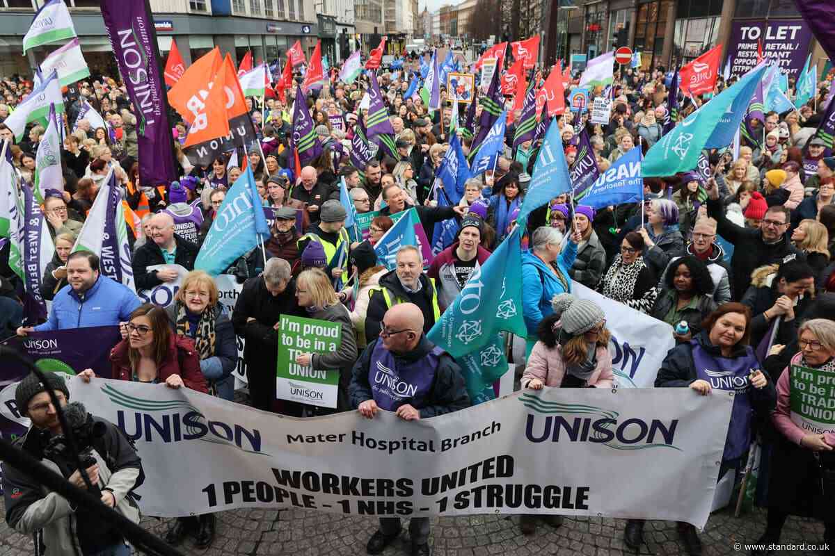 Unions urge Stormont to agree fair budget or face more industrial action