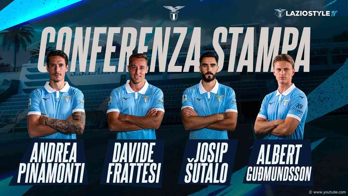 🗣️ LA CONFERENZA STAMPA DI PRESENTAZIONE DI FRATTESI, ŠUTALO, PINAMONTI E GUÐMUNDSSON