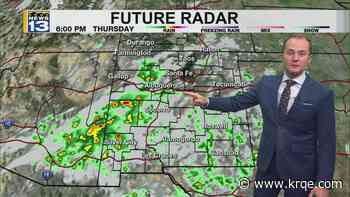 Monsoon moisture starts moving into New Mexico again Thursday