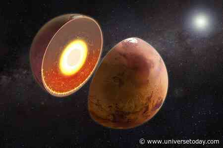 Mars's Interior is 400°C Hotter Under Southern Hemisphere