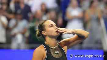 Sabalenka races into US Open 3rd round in 53 mins