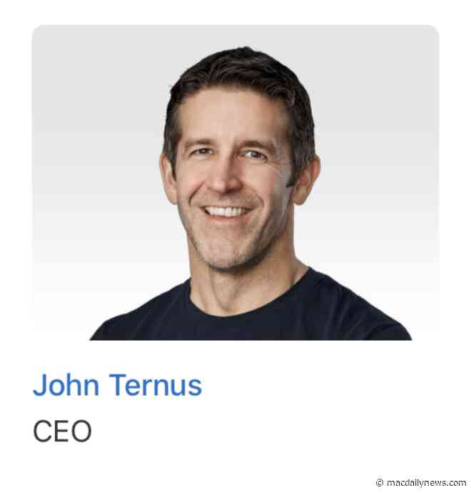 Apple updates Leadership page as John Ternus becomes CEO