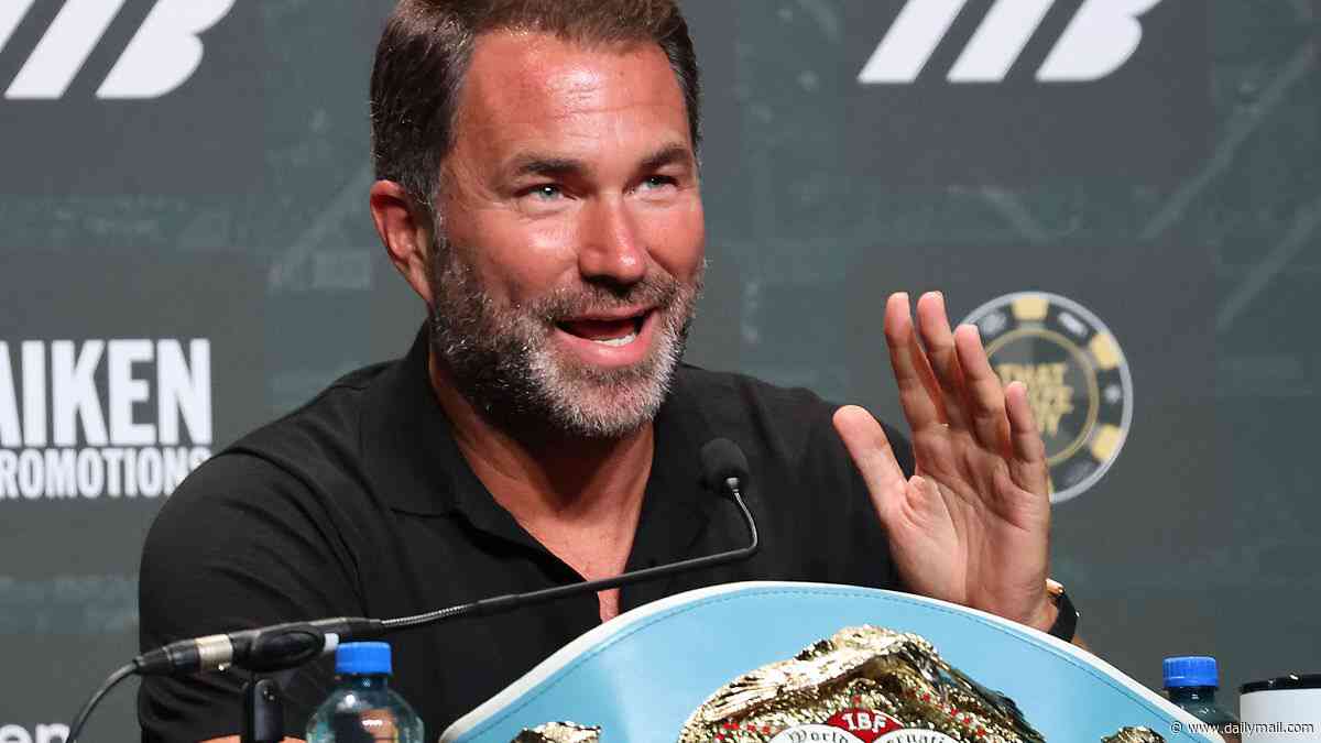 Emotional Eddie Hearn reveals why he was in 'floods of tears' in build-up to Katie Taylor's retirement fight - and predicts event could be the biggest of ALL time