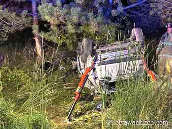 Drivers suffer serious injuries in single-vehicle collisions