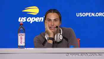 Sabalenka slams 'joke' reporter