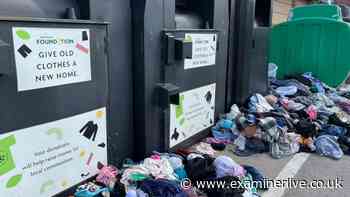 'Bits of bra in the road': Shopper fury over clothes left strewn across Kirklees car park