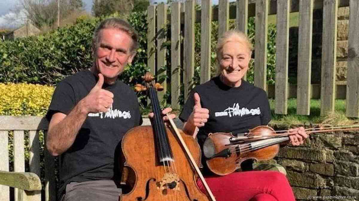 Yorkshire cellist warns 'not all heartburn is harmless' as he completes 214-peak climb for late wife
