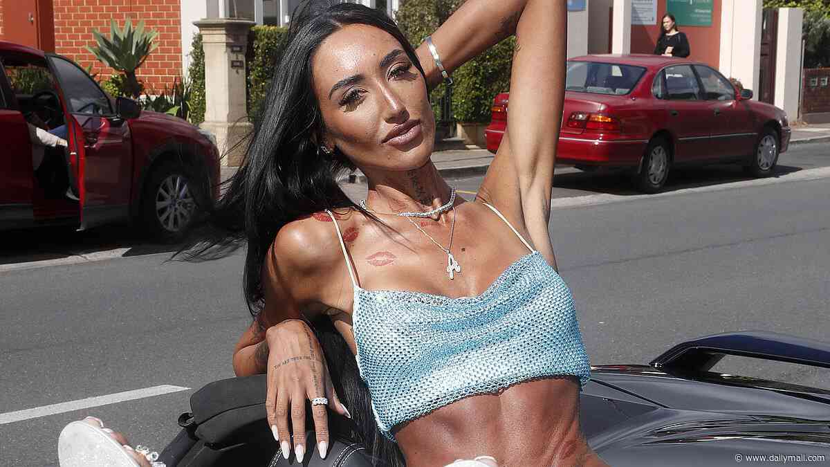 Australian influencer who underwent controversial 'Barbie waist' surgery now reveals her dangerous tanning obsession: 'I'm so addicted I'm seeing a therapist'