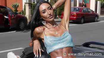 Australian influencer who underwent controversial 'Barbie waist' surgery now reveals her dangerous tanning obsession: 'I'm so addicted I'm seeing a therapist'