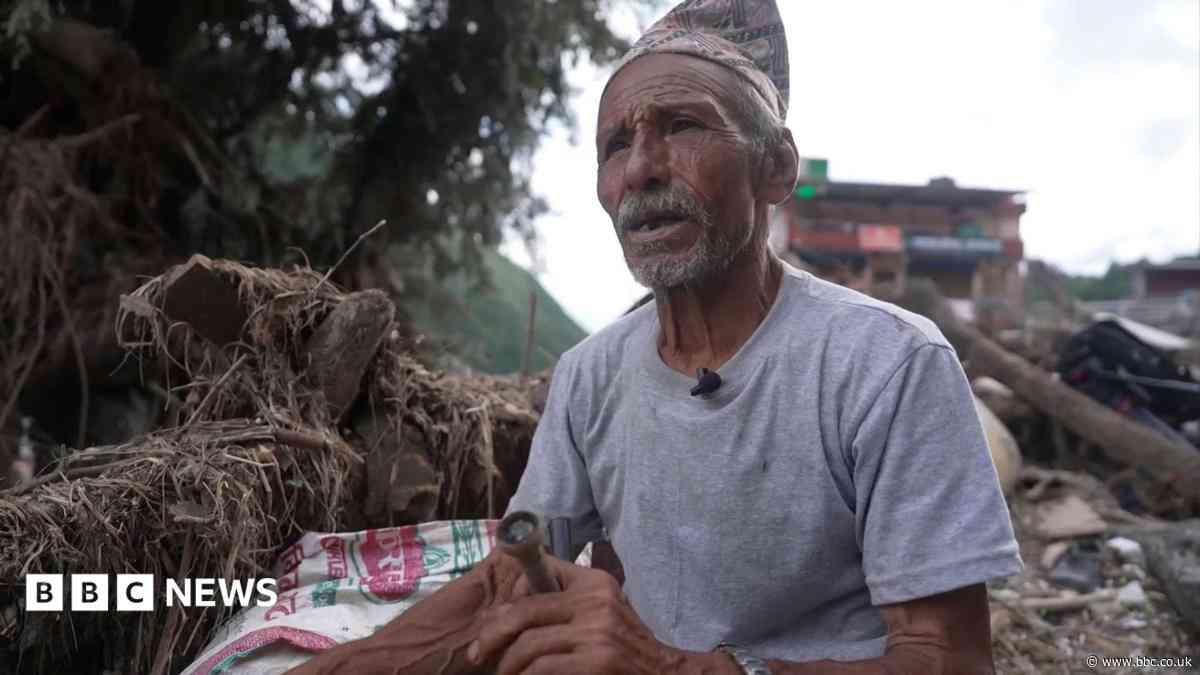 'Nothing but mud and silt' - the village swept away by deadly floods in Nepal